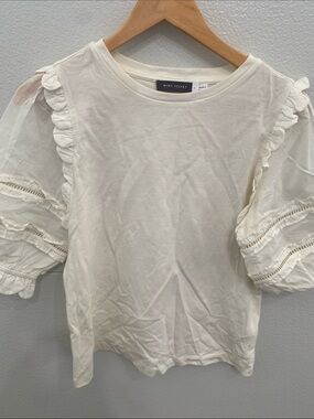 Mint Velvet Cream Puff Sleeve Top
